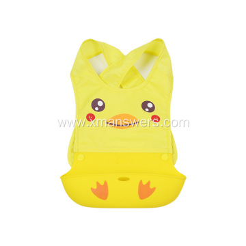 Custom Adjustable Soft Silicone Bib for Children